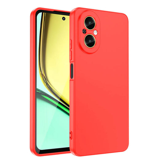 Realme 12 Lite Case Zore Mara Launch Cover Red