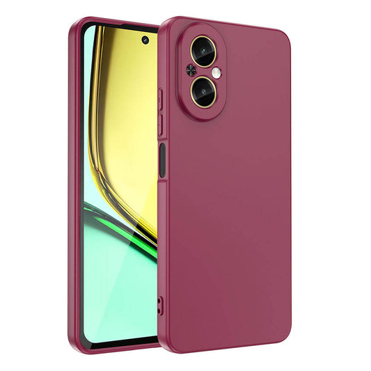 Realme 12 Lite Case Zore Mara Launch Cover Dark Purple