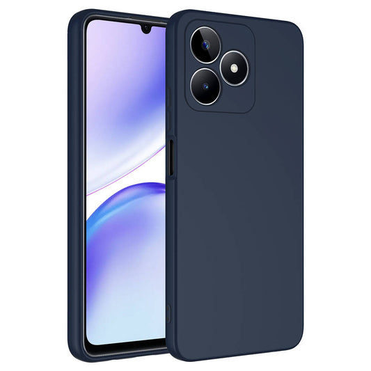 Realme Note 50 Case Zore Mara Launch Cover Navy Blue