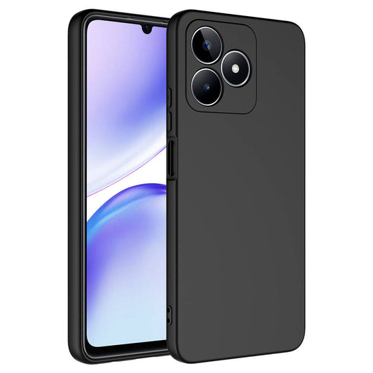 Realme Note 50 Case Zore Mara Launch Cover Black