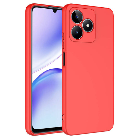 Realme Note 50 Case Zore Mara Launch Cover Red