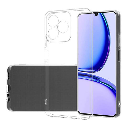 Realme Note 50 Case Zore Super Silicone Cover Transparent