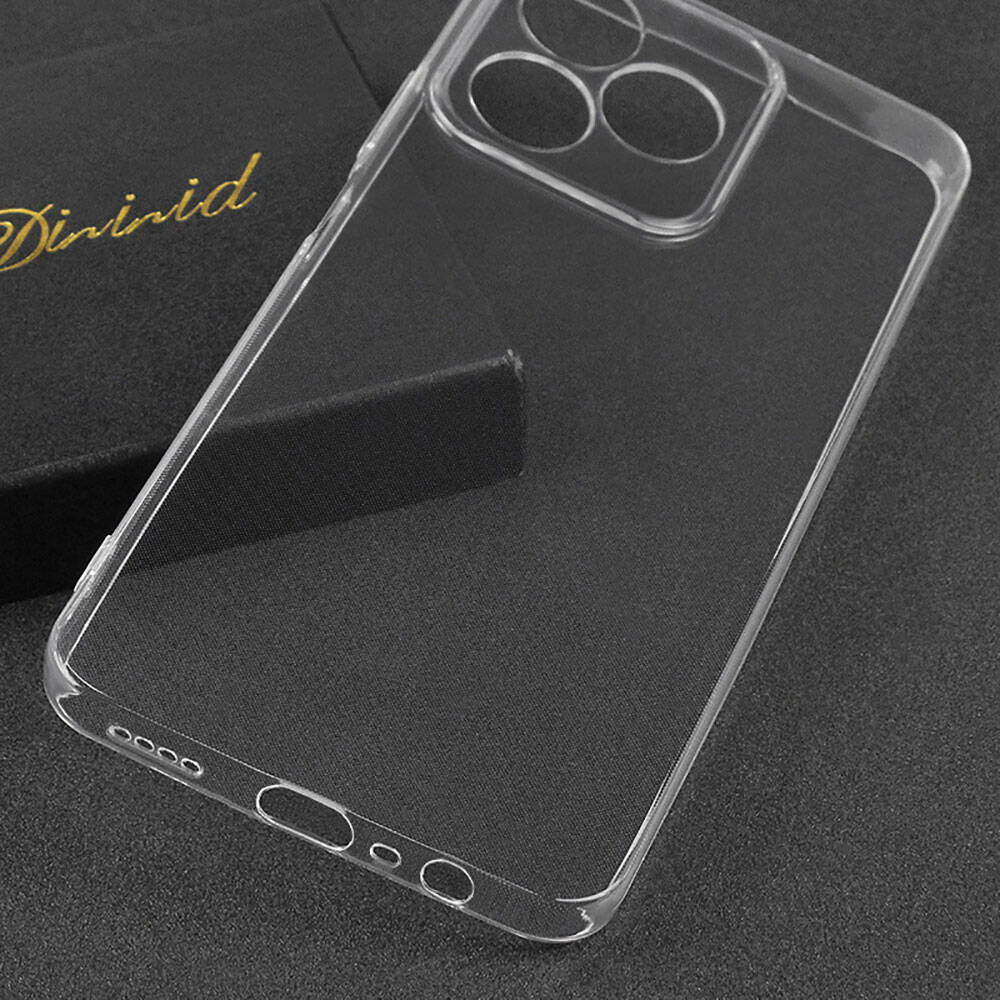 Realme Note 50 Case Zore Super Silicone Cover Transparent