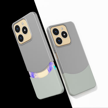 Realme Note 60 Magnetic Zore Double Cover Dark Blue