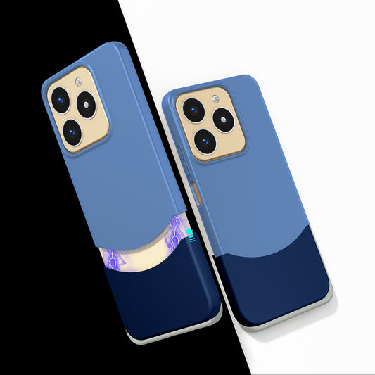 Realme Note 60 Magnetic Zore Double Cover Dark Blue