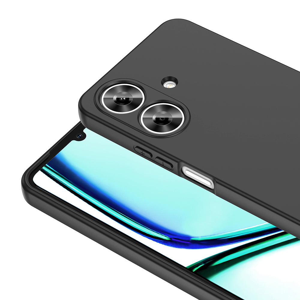 Realme Note 60 Case Zore Mara Launch Cover Black