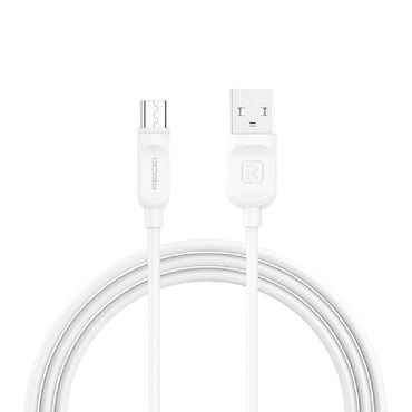 Recci RCM-P200 City of Sky Series Micro to USB-A Data and Charging Cable 2M White 