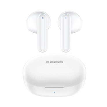 Recci REP-W78 Shell Serisi TWS Kulak İçi Bluetooth v5.3 Kulaklık Beyaz