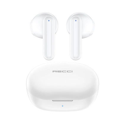 Recci REP-W78 Shell Serisi TWS Kulak İçi Bluetooth v5.3 Kulaklık Beyaz