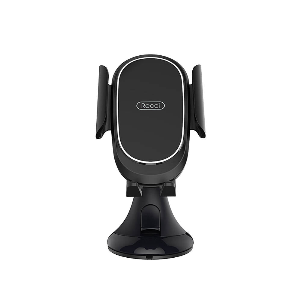 Recci RHO-C02 360 Degree Rotating Vacuum Design Car Phone Holder Black