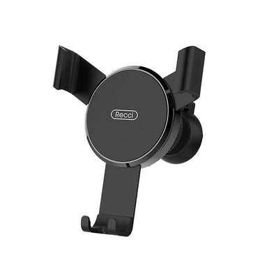 Recci RHO-C05 Non-Slip Design 360 Degree Rotating Head Car Phone Holder Black 