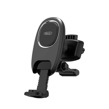 Recci RHO-C06 Magnetic Lower Support Arm Design Car Phone Holder Black 