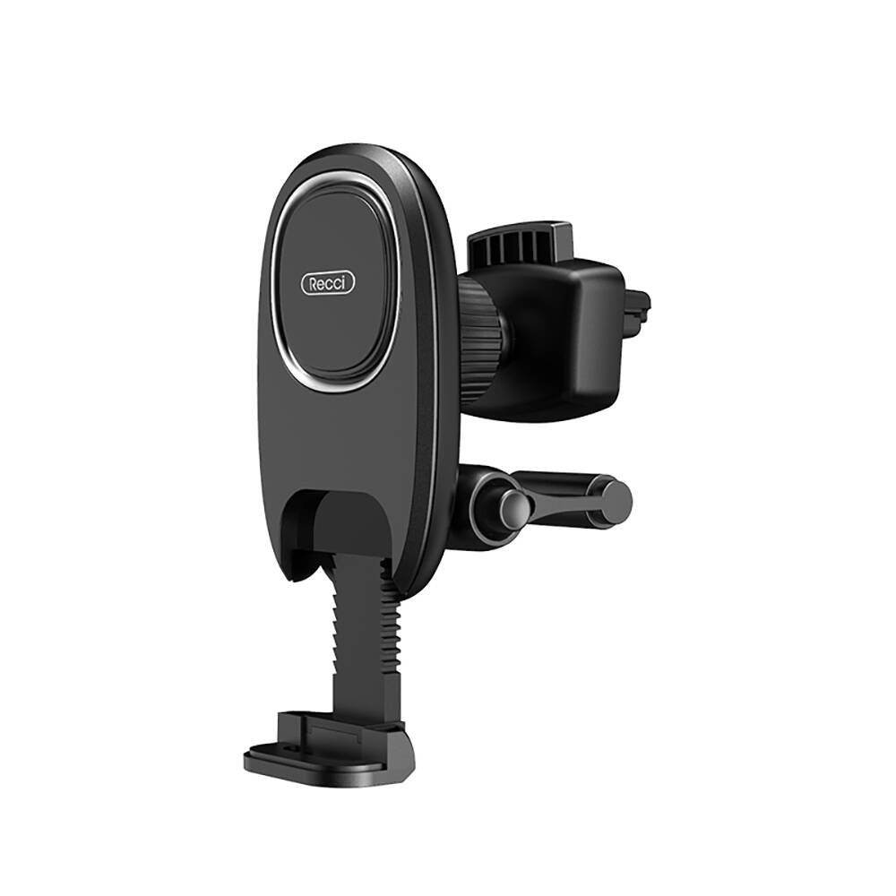 Recci RHO-C06 Magnetic Lower Support Arm Design Car Phone Holder Black 