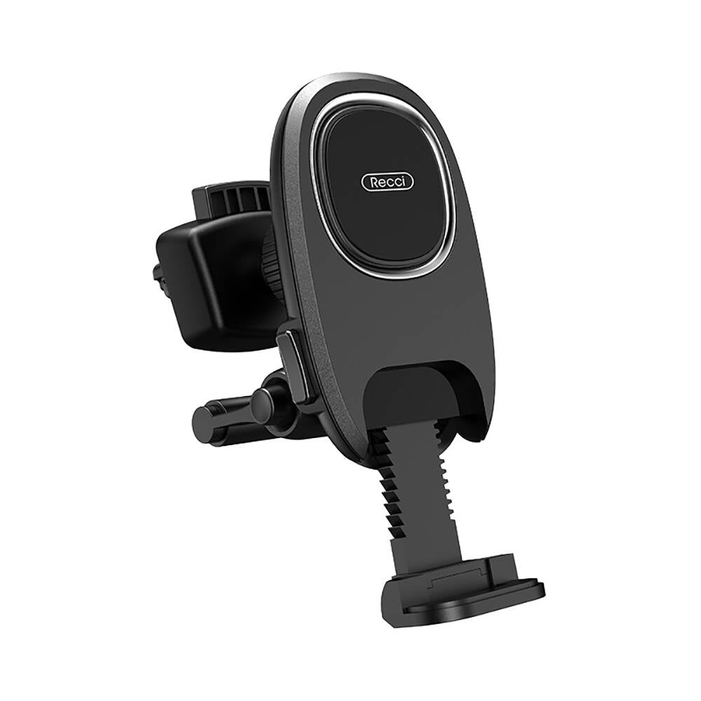 Recci RHO-C06 Magnetic Lower Support Arm Design Car Phone Holder Black 
