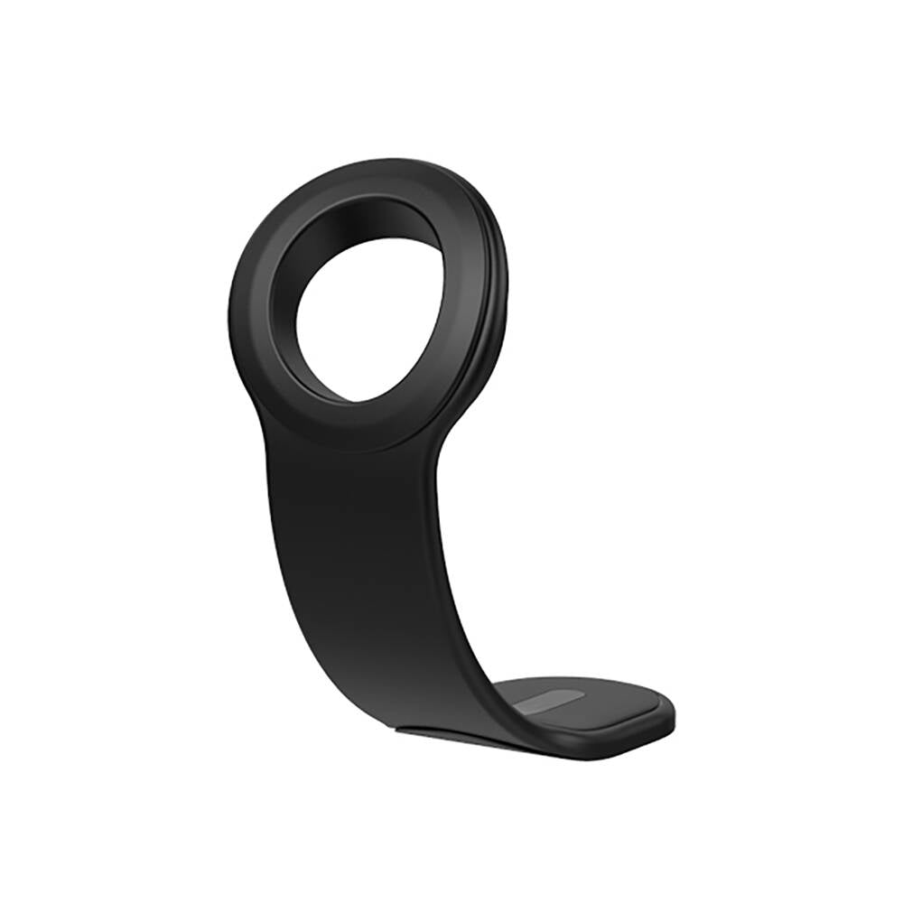 Recci RHO-C40 Magnetic M-safe Compatible Bendable Curved and Flat Floor Car Phone Holder Black 