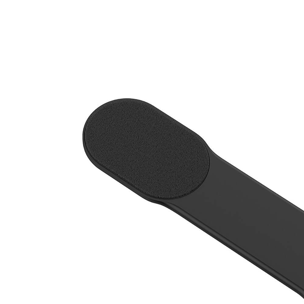 Recci RHO-C40 Magnetic M-safe Compatible Bendable Curved and Flat Floor Car Phone Holder Black 