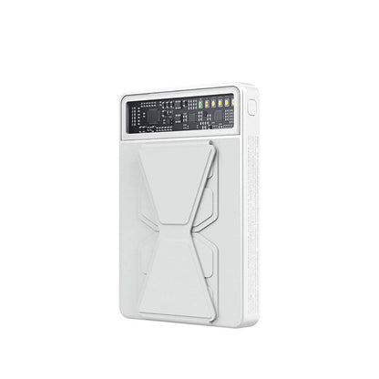 Recci RPB-W19 Standlı M-safe Şarj Özellikli Powerbank 10.000mAh Beyaz
