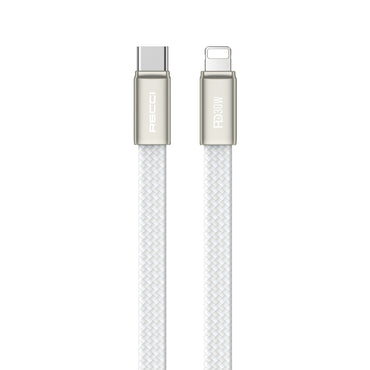 Recci RS55CL Type-C to Lightning PD Hızlı Şarj Özellikli Data ve Şarj Kablosu 30W 1M