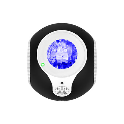 Recci RSK-W22 Starry Sky Serisi Hi-Fi Aurora Lambalı Wireless Bluetooth 5.2 Speaker Hoparlör 10W Siyah