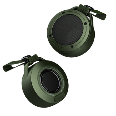 Recci RSK-W26 Battle Serisi Hi-Fi Askılı Wireless Bluetooth 5.3 Speaker Hoparlör 600mAh Koyu Yeşil