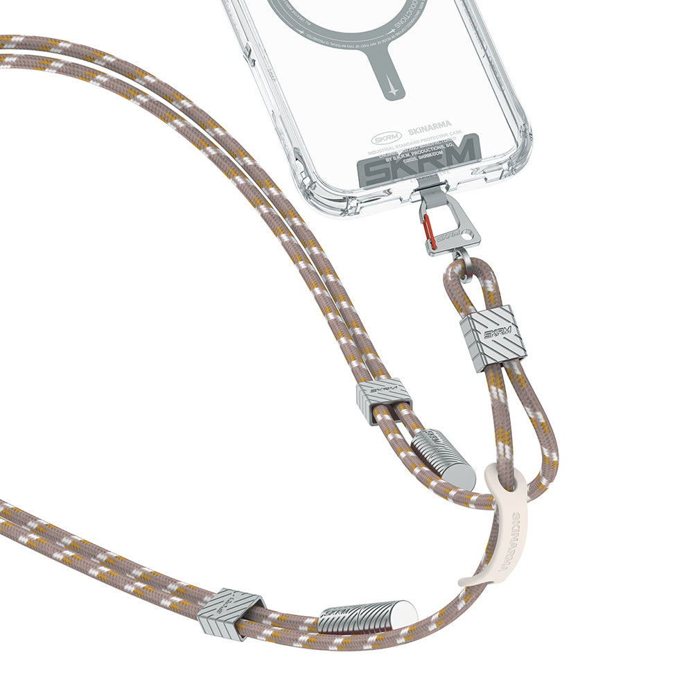 Skinarma DynoVE Serisi Type-C to Type-C Askı İpi Tasarımlı Şarj ve Data Kablosu Kırmızı