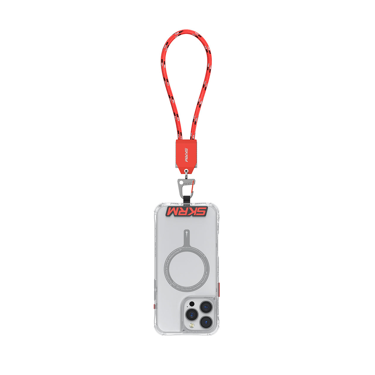 Skinarma DynoVE Series Type-C to Type-C Wrist Strap Design Charging and Data Cable Red 