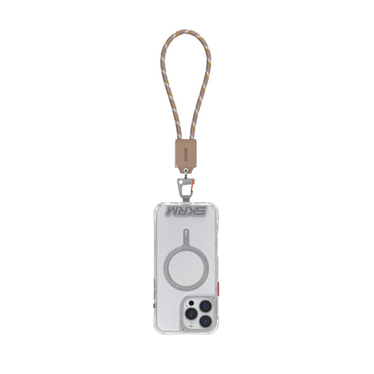 Skinarma DynoVE Series Type-C to Type-C Wrist Strap Design Charging and Data Cable Beige 