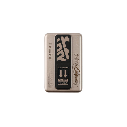 Skinarma Flint Wireless and PD Fast Charging Portable Powerbank with Grip Stand 20W 5000mAh Gold 