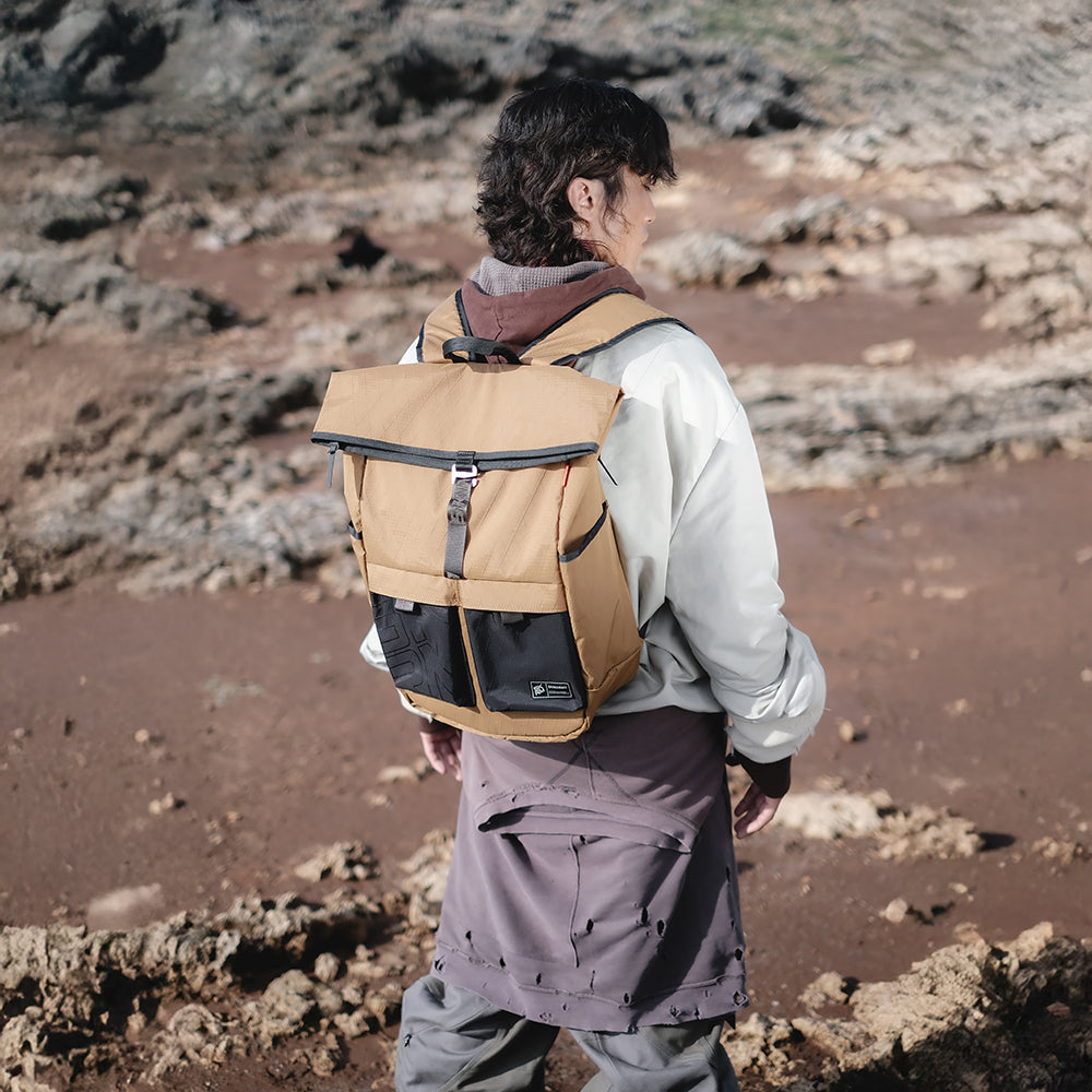 Skinarma Jager Series Nylon Scout Backpack Brown 