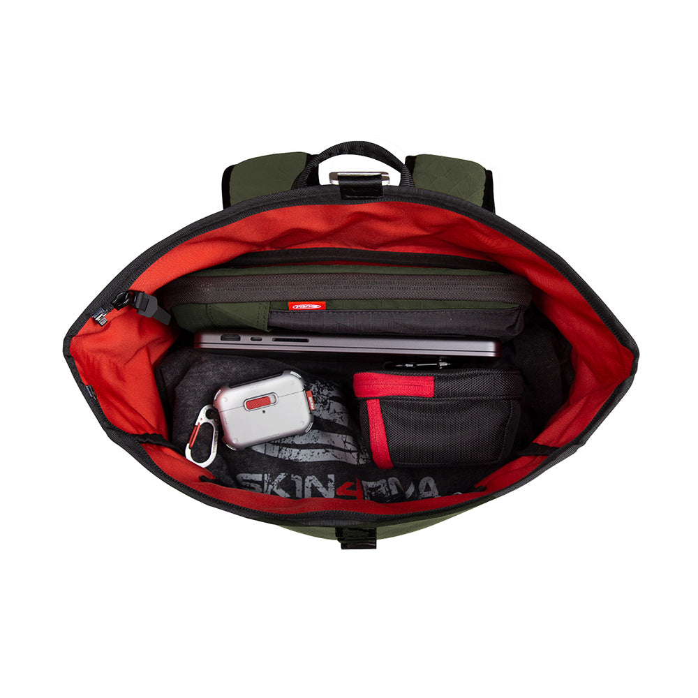 Skinarma Jager Series Nylon Scout Backpack Green 