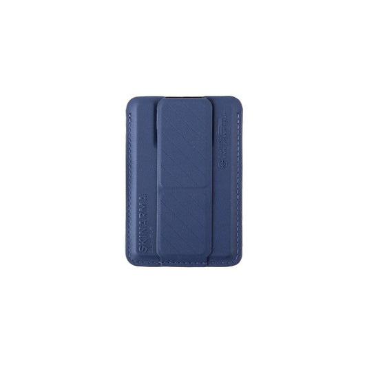 SkinArma Kado 2 Hazneli Magnetik Standlı Kartlık Mavi