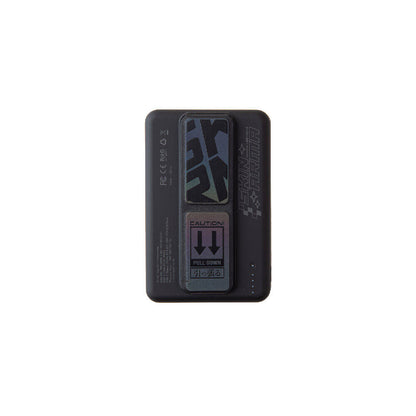 SkinArma Kira Kobai Holografik Tasarımlı Standlı Wireless ve PD Hızlı Şarj Özellikli Powerbank 15W 10000mAh Siyah