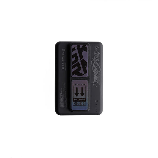 Skinarma Kira Kobai Holographic Design Stand Wireless and PD Fast Charging Powerbank 20W 10000mAh Black 