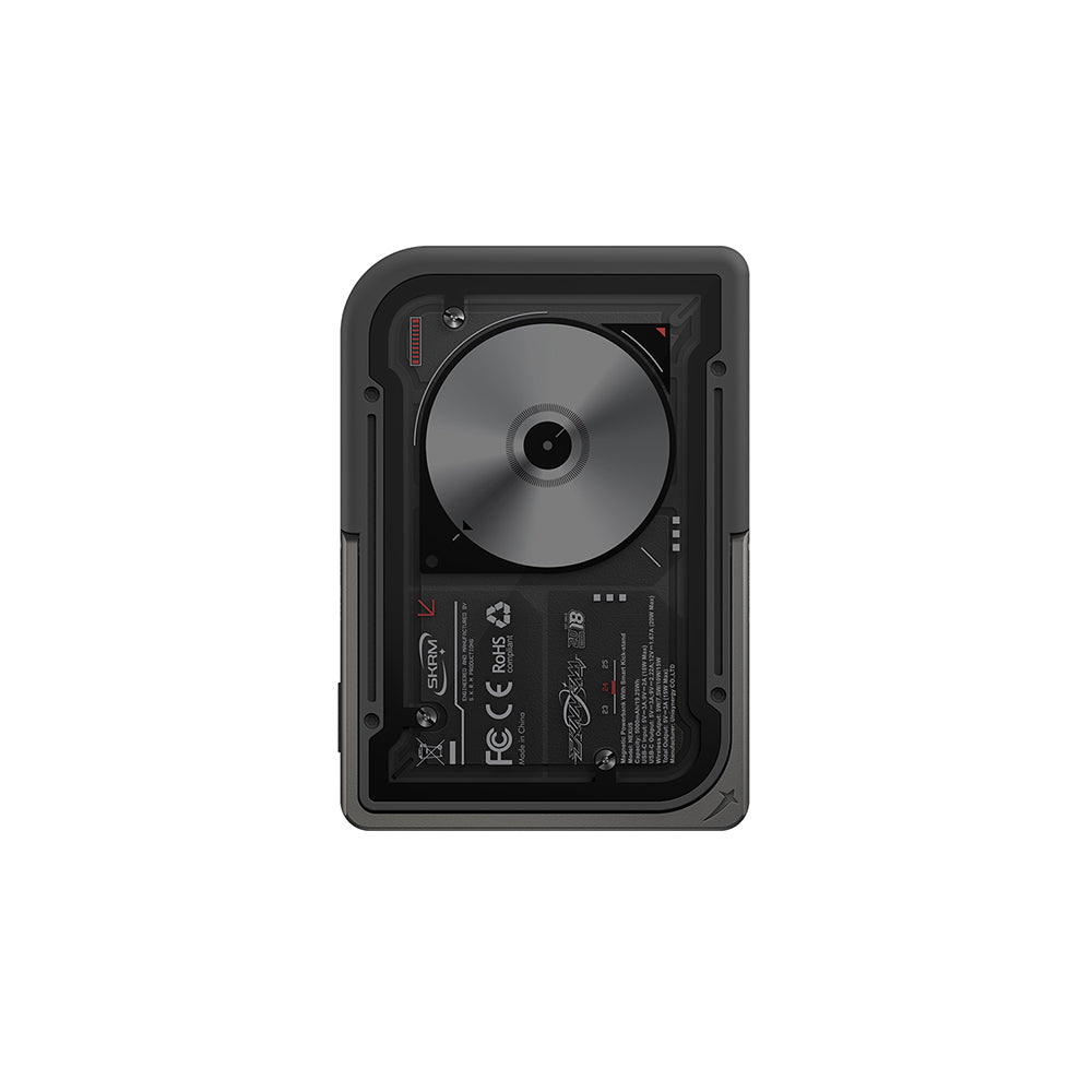 Skinarma Nexus Nova Kablosuz ve PD Hızlı Şarj Özellikli Standlı Taşınabilir Powerbank 20W 5000mAh Siyah