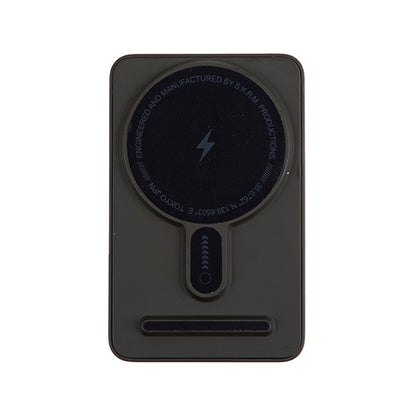 SkinArma Spunk Taşınabilir Wireless Şarj ve PD Hızlı Şarj Özellikli Powerbank 15W 5000mAh Mavi