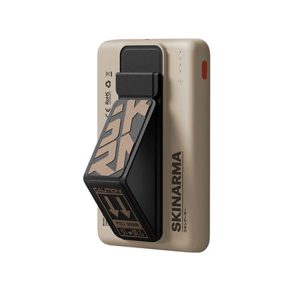 SkinArma Spunk Taşınabilir Wireless Şarj ve PD Hızlı Şarj Özellikli Powerbank 15W 5000mAh Turuncu
