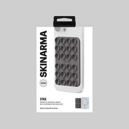 Skinarma Stax Magnetik Vakumlu Telefon Tutucu Beyaz
