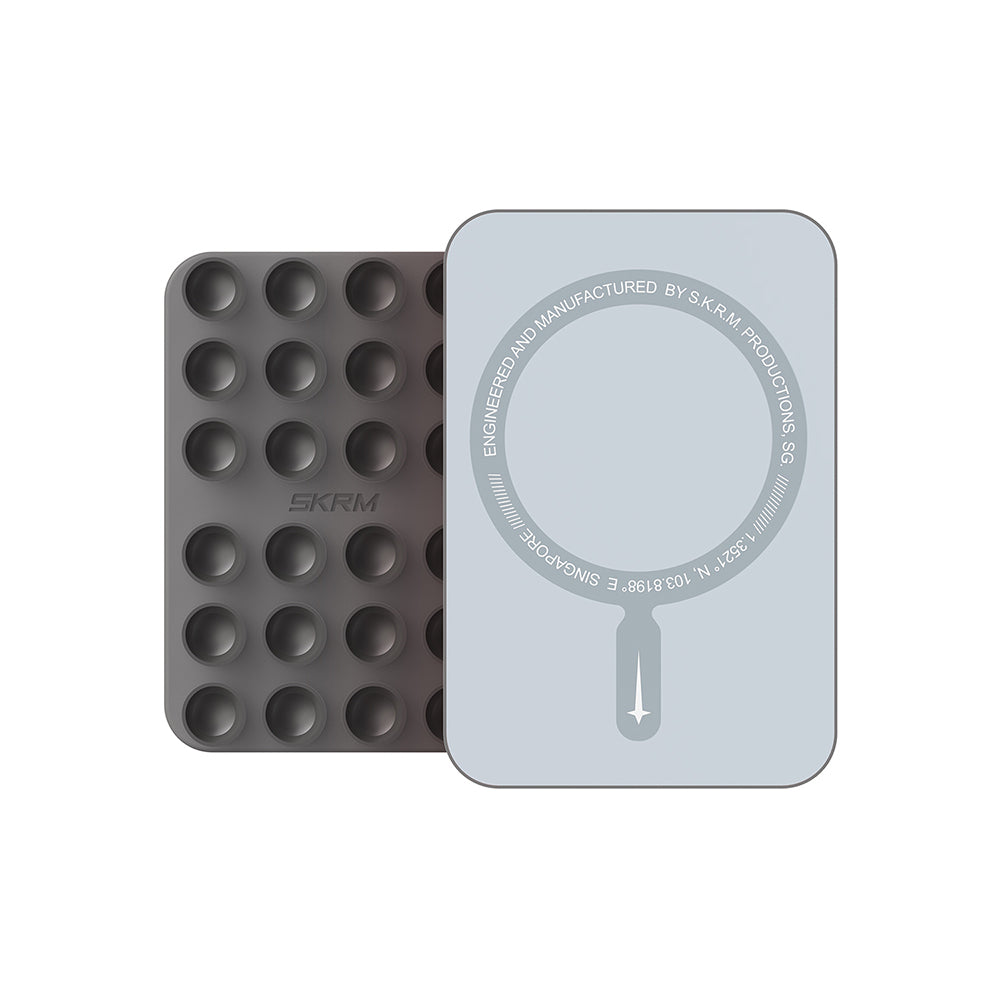 Skinarma Stax Magnetik Vakumlu Telefon Tutucu Kahverengi