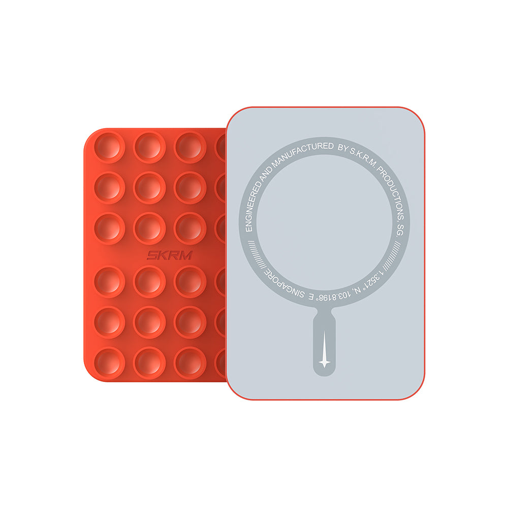 Skinarma Stax Magnetik Vakumlu Telefon Tutucu Turuncu