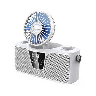 Soaiy K2 Fanlı Bluetooth Speaker Hoparlör Beyaz
