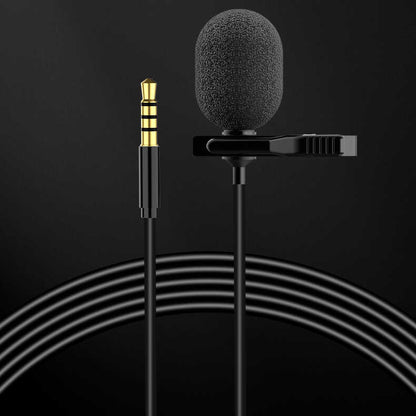 Soaiy MK3 3.5mm Canlı Yayın Yaka Mikrofonu Siyah