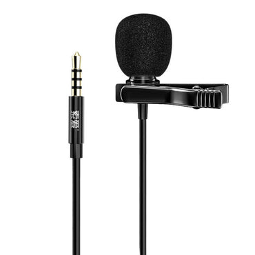 Soaiy MK3 3.5mm Canlı Yayın Yaka Mikrofonu Siyah