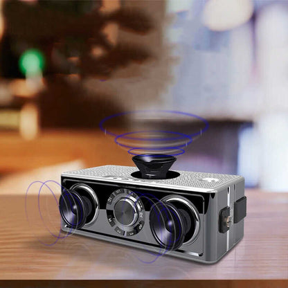 Soaiy S18 Bluetooth Speaker Hoparlör Mavi