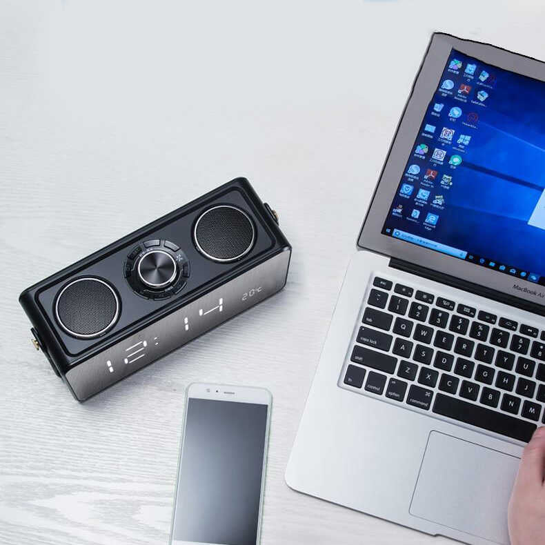 Soaiy S18 Bluetooth Speaker Hoparlör Yeşil
