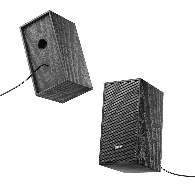 Soaiy SA-A5 Usb Speaker Hoparlör Kahverengi