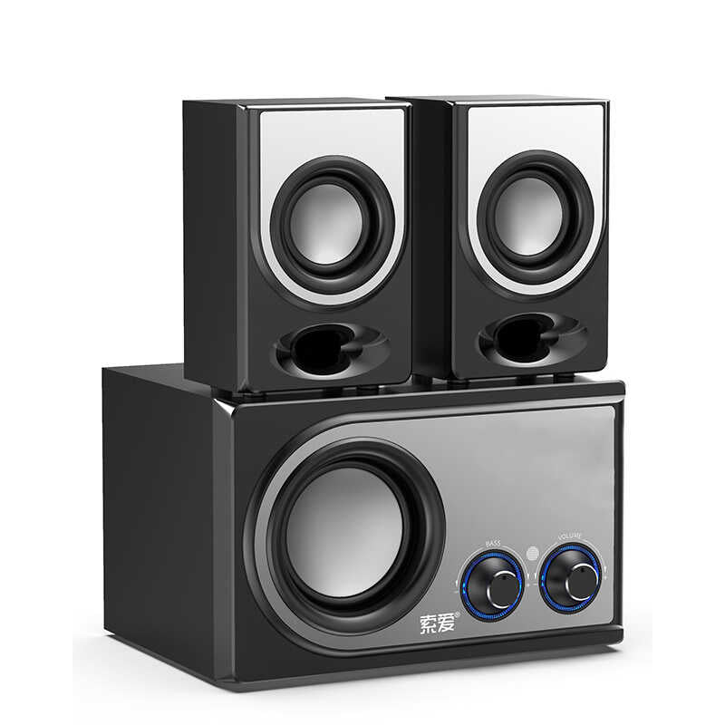 Soaiy SA-C2 Usb Speaker Hoparlör Siyah