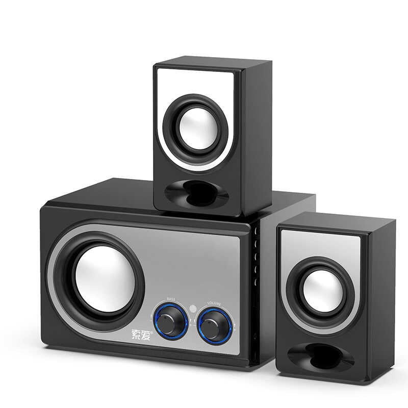 Soaiy SA-C2 Usb Speaker Hoparlör Siyah