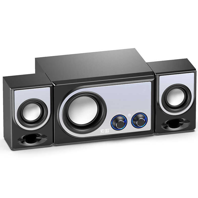 Soaiy SA-C2 Usb Speaker Hoparlör Siyah