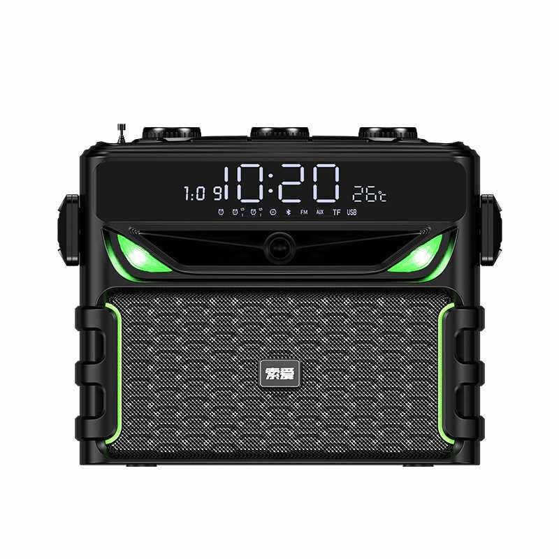 Soaiy SA-Q23S Bluetooth Speaker Hoparlör Siyah