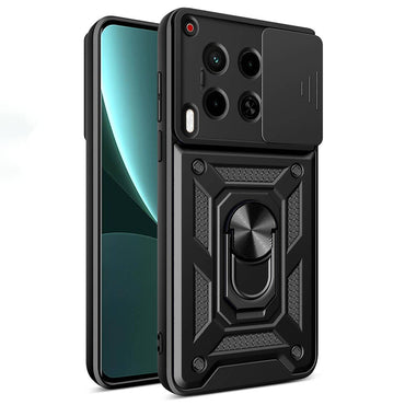 Tecno Camon 30 Case Magnetic Stand Camera Protection Zore Sliding Vega Cover Blue